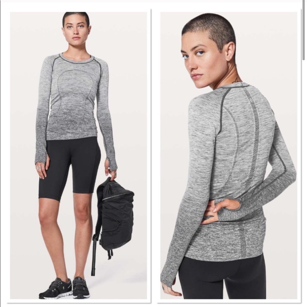 New Without Tag Run Swiftly Ombr Long Sleeve - image 1